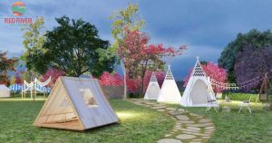 Dịch Vụ Thuê Lều Camping Đảo Sông Hồng