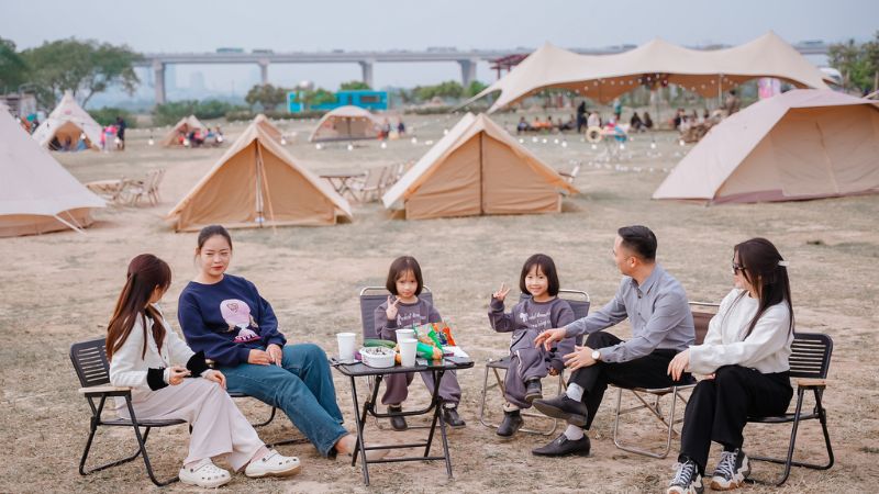 Vì Sao Camping Đảo Sông Hồng Được Nhiều Người Lựa Chọn?